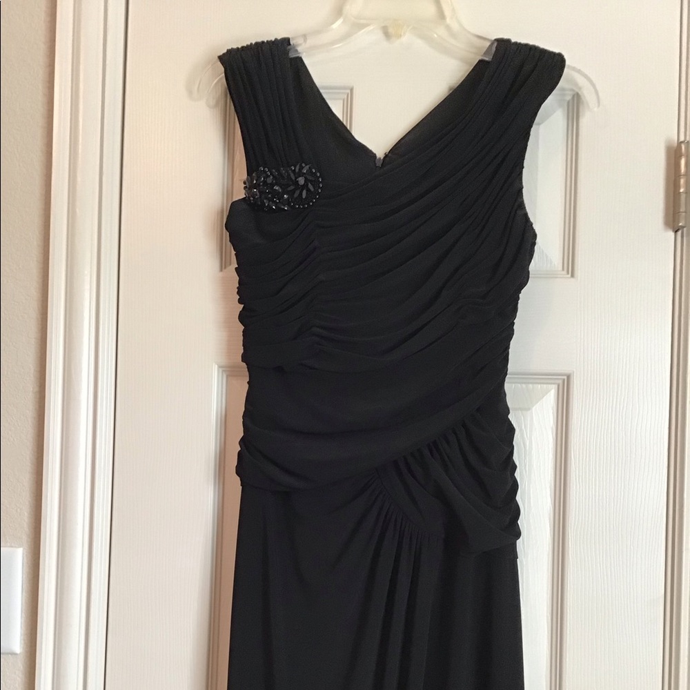 Black evening gown